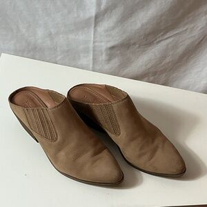 Frye Tan Leather Mules for Women
